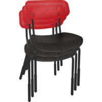 Детский стул Sheffilton SHT-S85PB-1 (черный/красный/черный муар) - Превью изображения №2 — Интернет-магазин ПроЗаказ