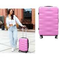 Чемодан-спиннер Peterson PTN 5806-W-S (розовый) - Превью изображения №2 — Интернет-магазин ПроЗаказ