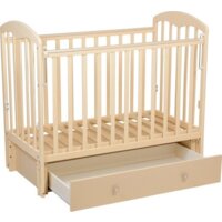 Классическая детская кроватка Фея 328 (бежевый) - Превью изображения №2 — Интернет-магазин ПроЗаказ