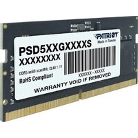 Оперативная память Patriot Signature Line 32ГБ DDR5 SODIMM 5600 МГц PSD532G56002S - Превью изображения №3 — Интернет-магазин ПроЗаказ