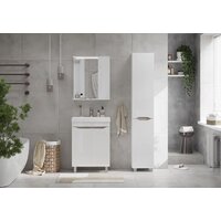  Volna Шкаф с зеркалом Lake 60 R (белый) - Превью изображения №4 — Интернет-магазин ПроЗаказ