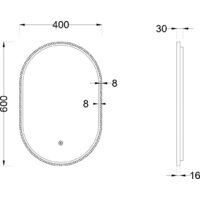  Roxen Зеркало Grown 510200-60GM 40x60 - Превью изображения №16 — Интернет-магазин ПроЗаказ