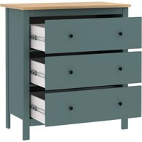 Комод Mio Tesoro Сага 2.08.02.020.16 (темно-бирюзовый/ясень) - Превью изображения №2 — Интернет-магазин ПроЗаказ