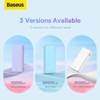 Внешний аккумулятор Baseus Airpow Fast Charge Power Bank 20W 10000mAh (сиреневый) - Превью изображения №16 — Интернет-магазин ПроЗаказ
