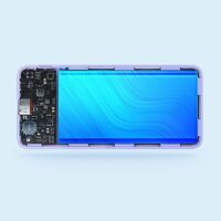 Внешний аккумулятор Baseus Airpow Fast Charge Power Bank 20W 10000mAh (сиреневый) - Превью изображения №8 — Интернет-магазин ПроЗаказ