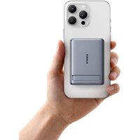 Внешний аккумулятор Baseus PicoGo AM31 Mini Magnetic Power Bank with Stand 20W 5000mAh (серый) - Превью изображения №6 — Интернет-магазин ПроЗаказ