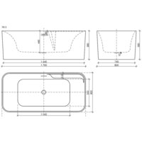 Ванна Ceramica Nova Sigma FB15 170x80 - Превью изображения №6 — Интернет-магазин ПроЗаказ