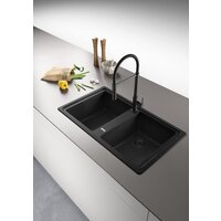 Кухонная мойка Franke Basis BFG 620-34-34 114.0741.179 (оникс) - Превью изображения №2 — Интернет-магазин ПроЗаказ