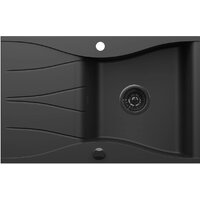 Кухонная мойка Kernau KGS O 6078 1B1D Deep Black - Превью изображения №3 — Интернет-магазин ПроЗаказ