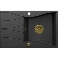 Кухонная мойка Kernau KGS O 6078 1B1D Deep Black - Превью изображения №2 — Интернет-магазин ПроЗаказ