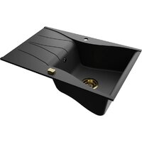 Кухонная мойка Kernau KGS O 6078 1B1D Deep Black - Превью изображения №6 — Интернет-магазин ПроЗаказ