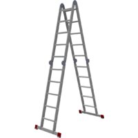 Лестница-трансформер Новая высота NV 332 трансформер 4х5 ступеней - Превью изображения №2 — Интернет-магазин ПроЗаказ