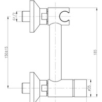Гигиенический душ Gross Aqua Bidet GA012201C - Превью изображения №2 — Интернет-магазин ПроЗаказ