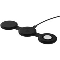 Беспроводное зарядное Satechi OntheGo 3-in-1 Charger ST-QTG31K (черный) - Превью изображения №1 — Интернет-магазин ПроЗаказ