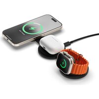 Беспроводное зарядное Satechi OntheGo 3-in-1 Charger ST-QTG31K (черный) - Превью изображения №5 — Интернет-магазин ПроЗаказ