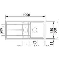 Кухонная мойка Blanco Metra 6 S 525926 (с корзиной, черный) - Превью изображения №2 — Интернет-магазин ПроЗаказ
