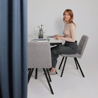 Стул Мамадома Rommy (b22 Grey Lux/черный) - Превью изображения №2 — Интернет-магазин ПроЗаказ