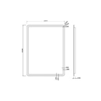  Roxen Зеркало Irida smart touch 510185-60ST (с бесконтактным сенсором и подсветкой) - Превью изображения №8 — Интернет-магазин ПроЗаказ