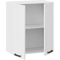 Шкаф навесной Трия Лорас 1В6 (белый/холст белый) - Превью изображения №2 — Интернет-магазин ПроЗаказ