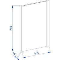  Lauter Зеркало Nika прямоугольное (черный) - Превью изображения №5 — Интернет-магазин ПроЗаказ