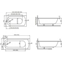 Ванна Polimat CLASSIC Slim 170x70 с ножками - Превью изображения №4 — Интернет-магазин ПроЗаказ