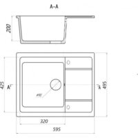 Кухонная мойка Saniteco Fortis (бежевый) - Превью изображения №8 — Интернет-магазин ПроЗаказ
