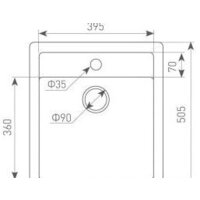 Кухонная мойка Zigmund & Shtain Platz 465 (индийская ваниль) - Превью изображения №3 — Интернет-магазин ПроЗаказ