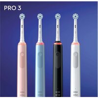 Электрическая зубная щетка Oral-B Pro 3 3000 Cross Action D505.513.3 (черный) - Превью изображения №2 — Интернет-магазин ПроЗаказ
