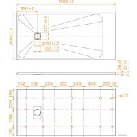 Душевой поддон RGW TSS-W 80x170 - Превью изображения №7 — Интернет-магазин ПроЗаказ