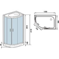 Душевая кабина WeltWasser WW500 Werra 1204 R - Превью изображения №19 — Интернет-магазин ПроЗаказ