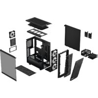 Корпус Fractal Design Meshify 2 Compact RGB Black TG Light Tint FD-C-MES2C-06 - Превью изображения №12 — Интернет-магазин ПроЗаказ