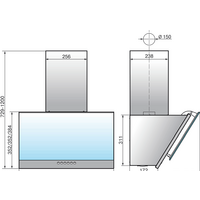 Кухонная вытяжка Elikor Рубин S4 60П-700-Э4Д (антрацит/черный) - Превью изображения №2 — Интернет-магазин ПроЗаказ