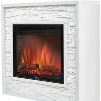 Портал Firelight Loft 30 (камень белый/белая эмаль) - Превью изображения №2 — Интернет-магазин ПроЗаказ