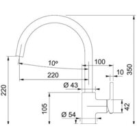 Смеситель Franke Lina XL 115.0626.024 (белый) - Превью изображения №2 — Интернет-магазин ПроЗаказ