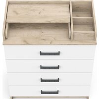 Детский комод Атон Мебель Marvin (дуб крафт серый/белый) - Превью изображения №3 — Интернет-магазин ПроЗаказ