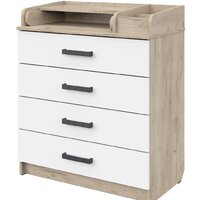 Атон Мебель Marvin (дуб крафт серый/белый)