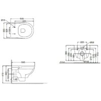 Унитаз подвесной Jaquar CNS-WHT-961SPP - Превью изображения №2 — Интернет-магазин ПроЗаказ