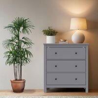 Комод Mio Tesoro Сага 3 ящика 2.08.02.020.4 (серый) - Превью изображения №4 — Интернет-магазин ПроЗаказ