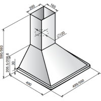 Кухонная вытяжка Elikor Оптима 50П-400-П3Л (белый) - Превью изображения №2 — Интернет-магазин ПроЗаказ
