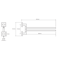 Держатель для полотенца Bemeta Beta 132204102 - Превью изображения №2 — Интернет-магазин ПроЗаказ