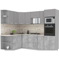 Интерлиния Мила Лайт 1.68x2.6 левая (серебристый/бетон/бискайская сосна)