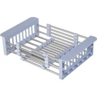 Кухонная мойка Saniteco 6550-L (с сифоном, дозатором и коландером) - Превью изображения №8 — Интернет-магазин ПроЗаказ