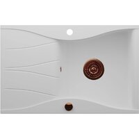 Кухонная мойка Kernau KGS O 6078 1B1D Pure White - Превью изображения №5 — Интернет-магазин ПроЗаказ