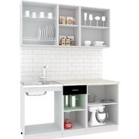 Готовая кухня Кортекс-мебель Корнелия Экстра 1.6м (дуб сонома/королевский опал) - Превью изображения №3 — Интернет-магазин ПроЗаказ