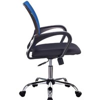 Офисное кресло Бюрократ CH-695N/SL/BL/TW-11 (черный/синий) - Превью изображения №3 — Интернет-магазин ПроЗаказ