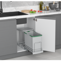 Мусорное ведро Starax S-2571-G 24 л (серый) - Превью изображения №2 — Интернет-магазин ПроЗаказ