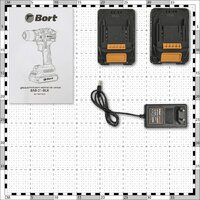 Дрель-шуруповерт Bort BAB-21-BLK 93413526 (с 2-мя АКБ, кейс) - Превью изображения №16 — Интернет-магазин ПроЗаказ