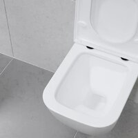 Унитаз подвесной Lauter Nuremberg 21811 + 21901002 (белый, с кнопкой смыва 219702J белый) - Превью изображения №14 — Интернет-магазин ПроЗаказ