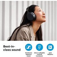 Наушники Sennheiser Momentum 4 Wireless (белый) - Превью изображения №2 — Интернет-магазин ПроЗаказ