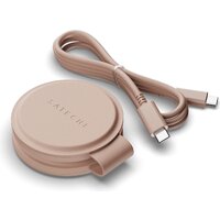 Беспроводное зарядное Satechi OntheGo 2-in-1 Charger ST-QTG21R (розовый) - Превью изображения №3 — Интернет-магазин ПроЗаказ
